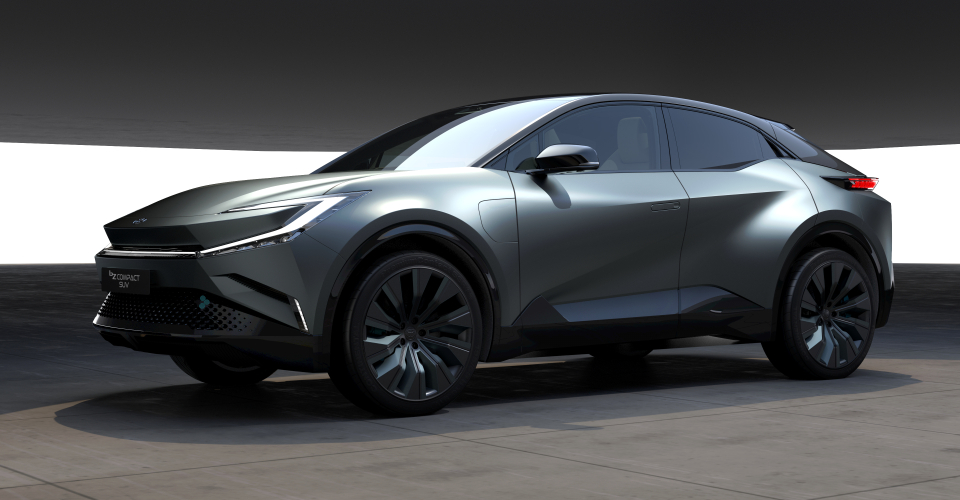 Un guiño al futuro: presentado el prototipo del todocamino compacto Toyota bZ