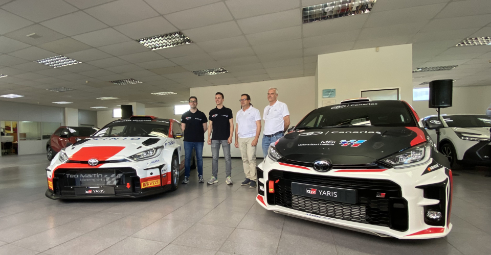 Toyota Canarias presenta a los pilotos que debutarán en el 48 Rally Islas Canarias. 