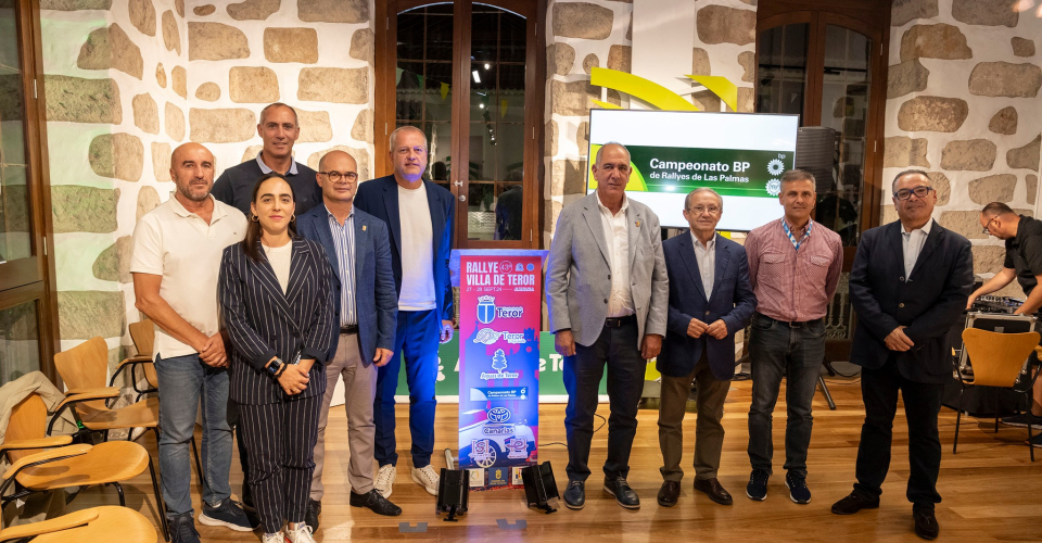 El Centro de Interpretación Turística de Teror, fue ayer testigo de la presentación de la 43º edición del Rally Villa de Teror.